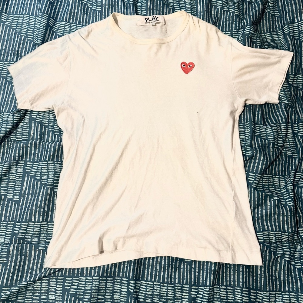White Comme Des Garcons T Shirt